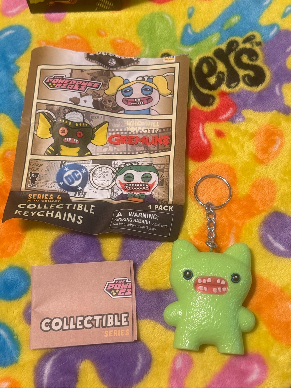 Bnwp fuggler series 4 keychain: green screech
